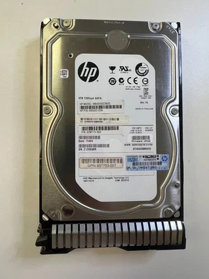 HP 4TB 7200RPM SATA 3.5" Enterprise Hard Drive HDD for Server / Desktop Used - Image 1 of 4