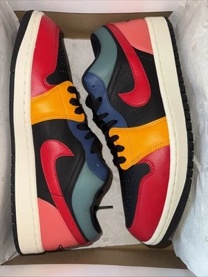 Air Jordan 1 Low SE Black Multi-Color (Women's) DN3739-060 Sz12 W Or 10.5 Men - Image 1 of 4