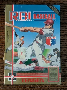 New Sealed NES R.B.I. Baseball Tengen 3 Sided Seam Ames Price Tags - Picture 1 of 24