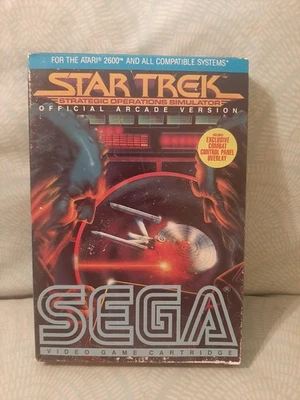 NIB, NEW/SEALED Atari 2600 STAR TREK: STRATEGIC OPERATIONS SIMULATOR! - Image 1 of 4