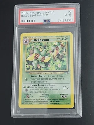 Bellossom 2000 Pokemon Neo Genesis 3/111 Holo PSA 9 MINT - Image 1 of 2