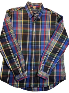 Ralph Lauren Ajuste Personalizado Franela Abotonada Rojo Azul Verde Amarillo Para Hombre’s Grande - Imagen 1 de 7