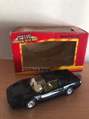 Tonka / Polistil 1:25 FERRARI 308 GTB NERA in Box - Immagine 1 di 4