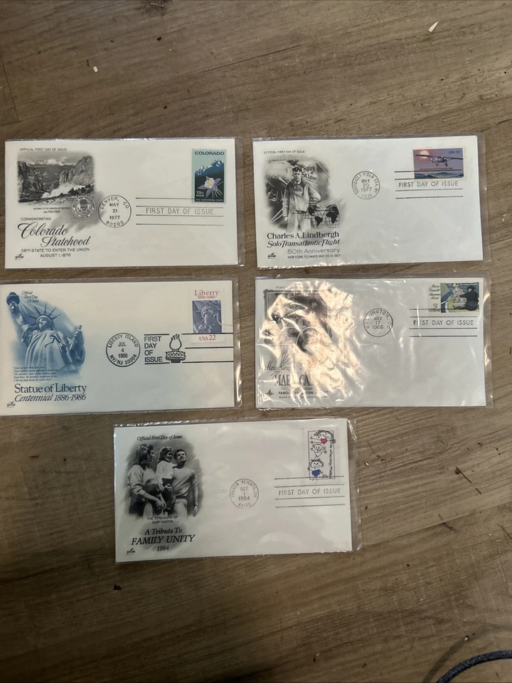5 Art Craft First Day Covers 1984 - 87 - Image 1 of 1