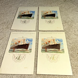 4 - , 1938 NORDDEUTSCHER LLOYD BREMEN S.S. BERLIN  Menus - Picture 1 of 17