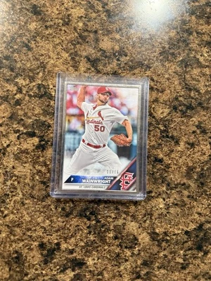 2016 Topps Silver Framed /16 Adam Wainwright St Louis Cardinals SSP  - Image 1 of 2