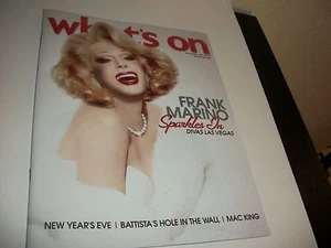 FRANK MARINO ON COVER OF WHAT'S ON LAS VEGAS MAGAZINE - Picture 1 of 3