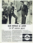 publicité Advertising 0923 1964  KLM cie aérienne connait Japon Mr Fuji