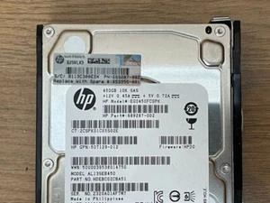 HP 689287-002 HP 450GB 10K SAS 2.5" HDD HP EG0450FCFSK with Carrier - Afbeelding 1 van 5