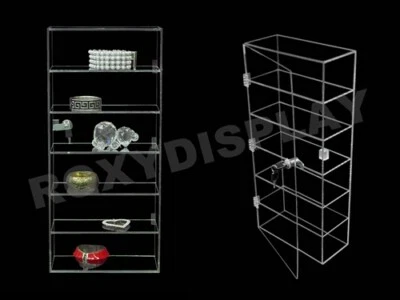 Clear Acrylic Display Tower Case #JW-AD-F1022 - Image 1 of 4