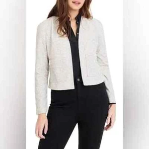 J. Crew 365 Boucle Blazer In Salt Pepper Multi Sz S - Picture 1 of 7