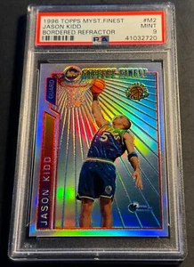 1996 JASON KIDD TOPPS MYSTERY FINEST BORDERED REFRACTOR #M2 PSA 9 (720) - Picture 1 of 2