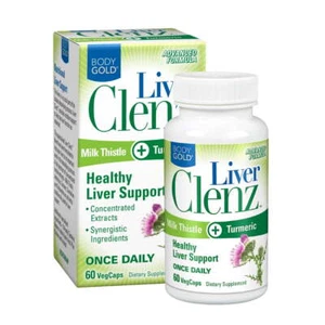 Body Gold Liver Clenz, Healthy Liver Support, 60 Veg Cap - Picture 1 of 6