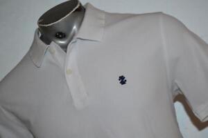 24263 IZOD Golf Polo Shirt White Cotton Polyester Blend Size Large