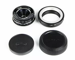 ✅ Soviet macro lens INDUSTAR - 69 (2,8/28) Mount M39 - Fujifilm FX - Picture 1 of 9