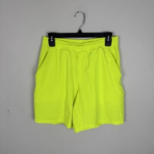 Lululemon Pace Breaker gefütterte Shorts 7" Größe M neongelb sportlich Laufen - Bild 1 von 5