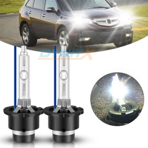 6000K Xenon HID Headlight Bulbs For Acura MDX 2007-2013 Low Beam Stock Qty of 2 - Picture 1 of 8