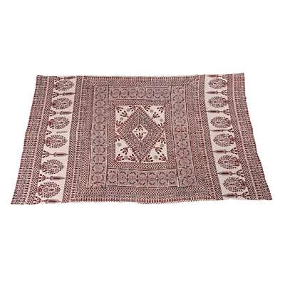 Hand Weaved Vintage Indian Decorative Cotton Reversible, Throws, Bedspread - Image 1 of 4