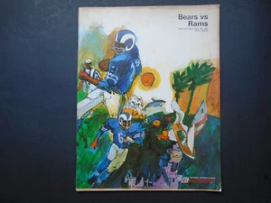 1967 NFL PROGRAMM : LA RAMS @ CHICAGO BEARS - Bild 1 von 5