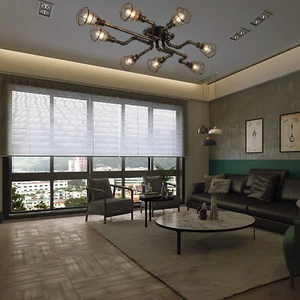 Lámpara de techo de metal tubo de agua lámpara de techo 8 llamas lámpara industrial vintage E27 - Imagen 1 de 20