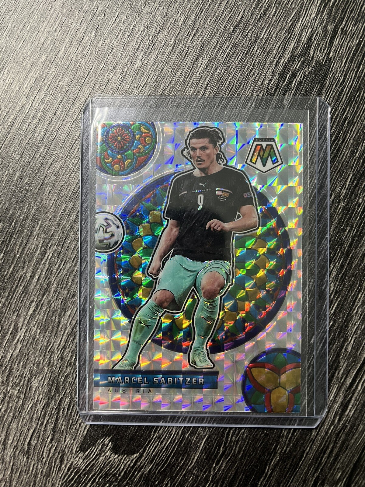 MARCEL SABITZER Panini Mosaic Road To World Cup 2022 Stained Glass CASE HIT