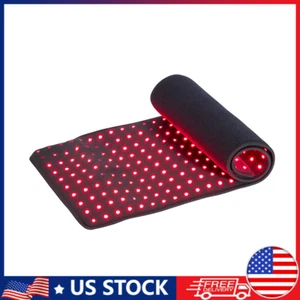 Red Light Therapy Pad Infrared LED Full Body Mat Back Muscle Pain Relief US - Picture 1 of 11
