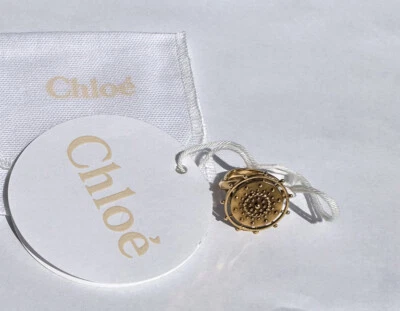 Anillo Chloe latón dorado talla 7,5 Foto 1 de 4