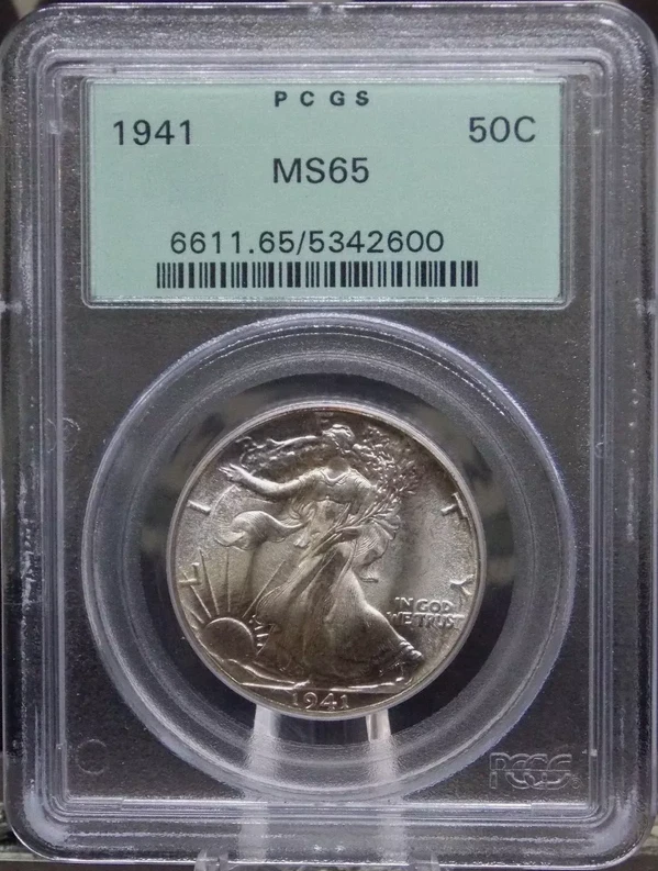 1941 MS 65 Graded Liberty Walking Half Dollars for sale | eBay