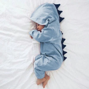 Infant Baby Boy Girls Dinosaur Clothes Romper Bodysuit Jumpsuit Costume Outfit - Picture 1 of 9