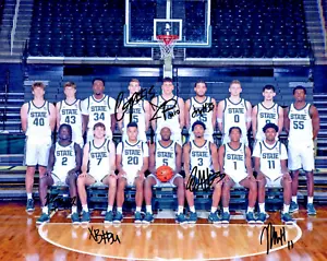 2024-25 Michigan State Spartans Basketball team signed auto 8x10 photo JACE b - Picture 1 of 1