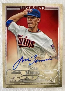 2016 Topps Fünf Sterne RC Jose Berrios Autogramm - Bild 1 von 2