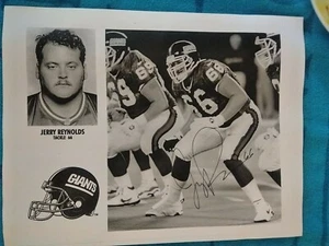 Jerry Reynolds handsigniertes NY Giants Foto - Bild 1 von 1