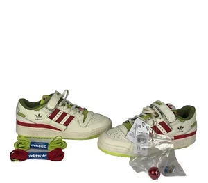 Adidas Dr. Seuss x Forum Low The Grinch Men’s Size 11 Ivory - Picture 1 of 20