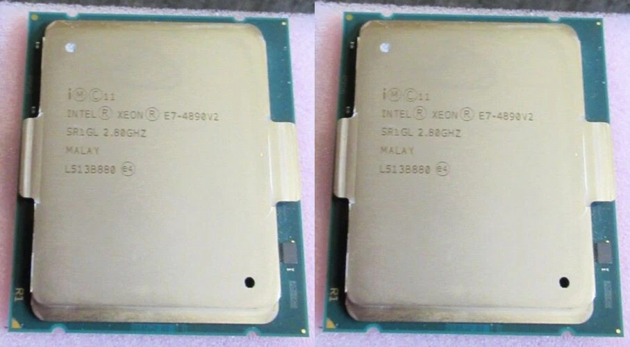 2x Intel Xeon E7-4890V2 15-Core 2.80GHz 37.5MB Cache LGA2011 Processor CPU SR1GL - Image 1 of 1