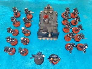 W40K Raven Guard Space Marines 22 painted SM w Vindicator - Picture 1 of 15