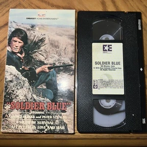 VHS: Soldier Blue (1979): Candice Bergren, Peter Strauss: Embassy Video - Picture 1 of 2