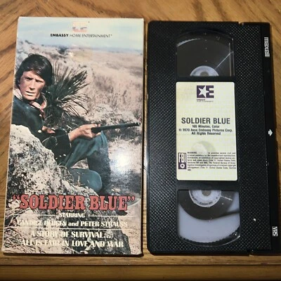 VHS: Soldier Blue (1979): Candice Bergren, Peter Strauss: Embassy Video - Image 1 of 2