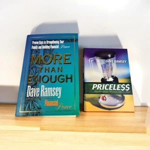 Dave Ramsey More Than Enough + Priceless 2 Book Set - Picture 1 of 7