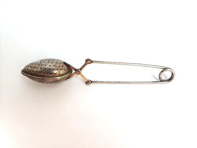 Vintage Spring Type Spoon Shaped Metal Tea Infuser or Strainer - Japan - Image 1 of 4