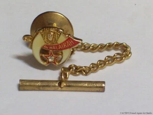 Pin de solapa Shriner de corbata masónica de colección cimitarra media luna Al Malaikah CA - Imagen 1 de 8