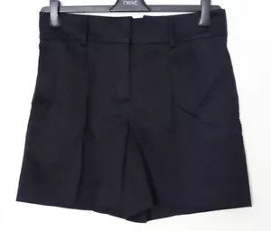 Pantalones cortos chinos de algodón negros Next para dama Reino Unido 8,10,12,14,16 - Imagen 1 de 5