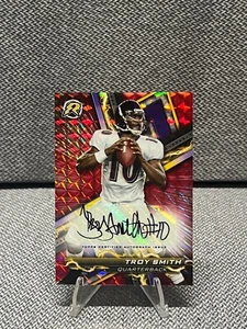 2024 Topps Composite Troy Smith Resurgence Signatures Red Geometric Auto #/5 - Picture 1 of 2
