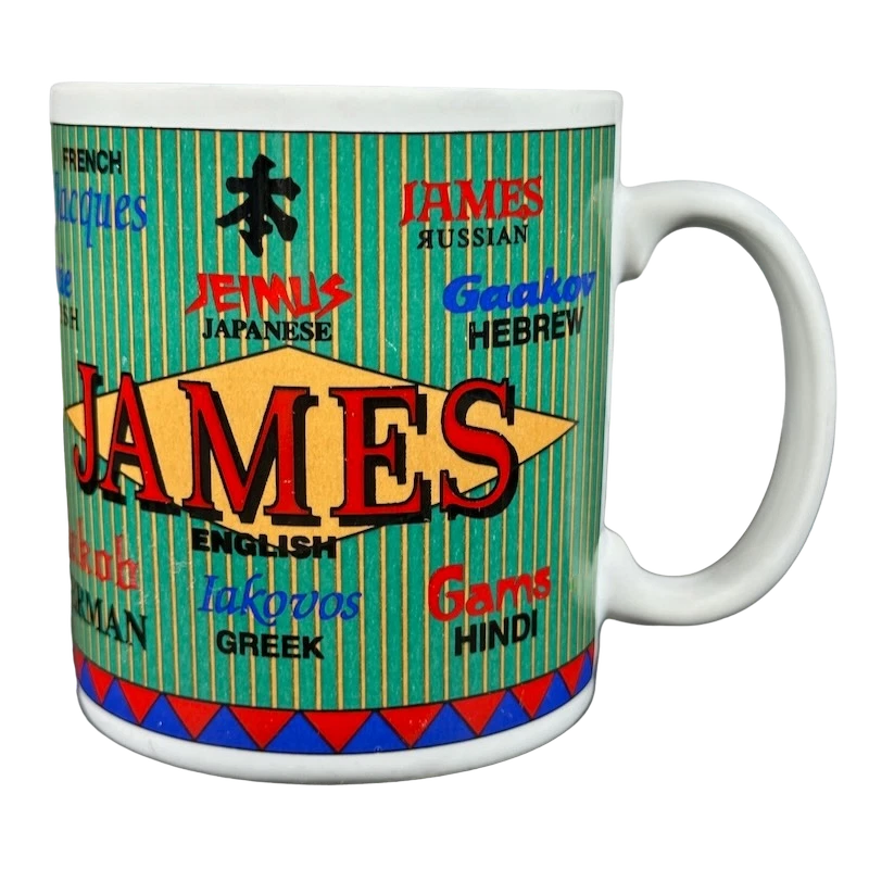 Taza James International Names Giftcraft Foto 1 de 4