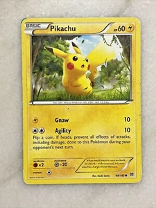 Pokemon Pikachu Trading Card! 48/162 Basic HP 60 2015 Mouse Pokémon 025 - Picture 1 of 6