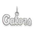 University of Florida Gators School Mascot Name Pendant in Sterling Silver