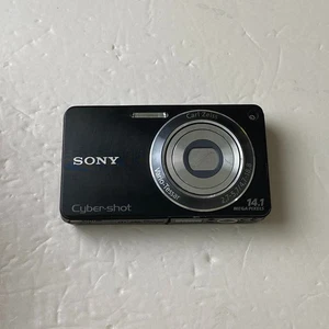Sony Cyber-shot DSC-W350 Digital Camera 14.1 MP 4x Optical Zoom CCD Sensor Black - Picture 1 of 6