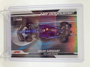 TOPPS PADDOCK PASS 2024 LOGAN SARGEANT WILLIAMS AERODINAMICO. - Foto 1 di 2