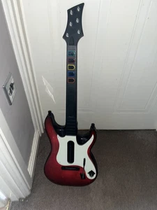 Guitar Hero Xbox 360 Band Hero Red Octane Wireless Guitar Controller - Picture 1 of 5
