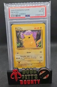 1999 Pikachu 058/102 Yellow Cheeks PSA - Bild 1 von 2
