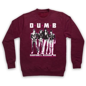 PINHEAD D-U-M-B JOEY DEE DEE JOHNNY TOMMY PUNK ROCK BAND ADULTS SWEATSHIRT TOP - Picture 1 of 11